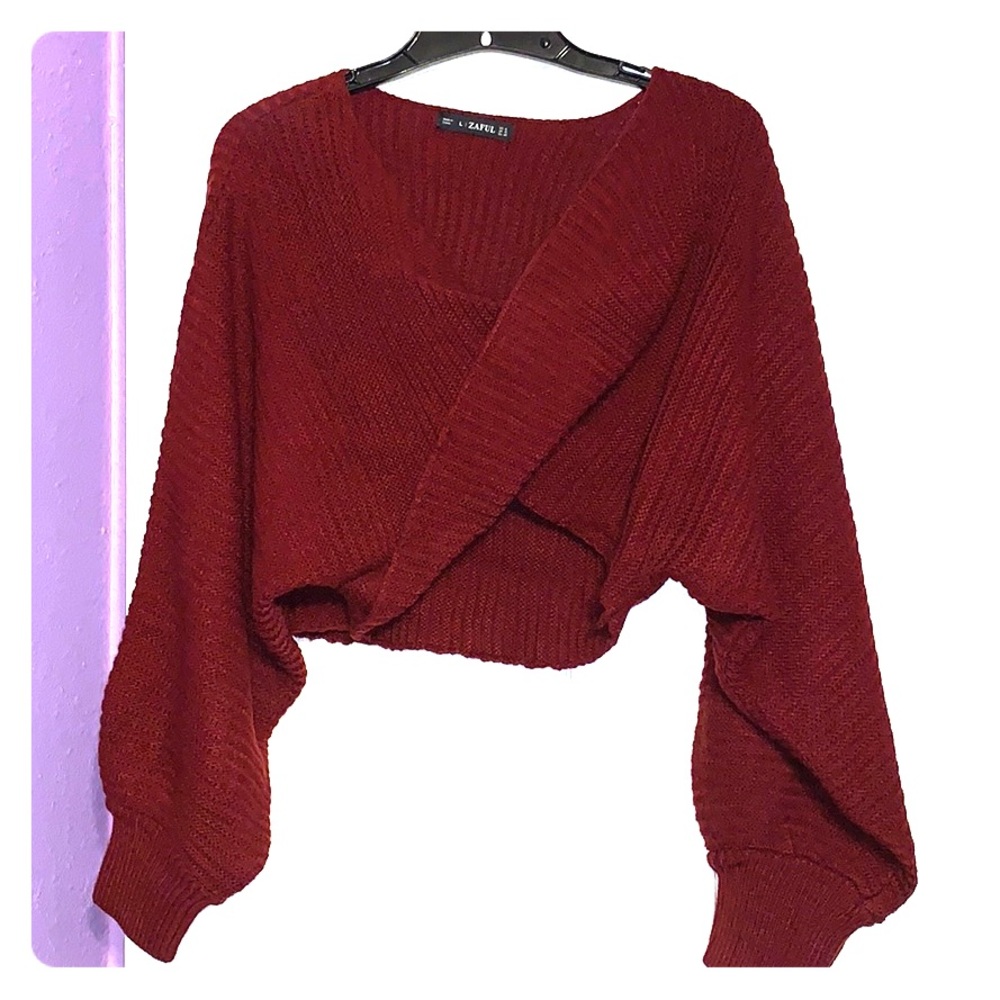Sweater crop top